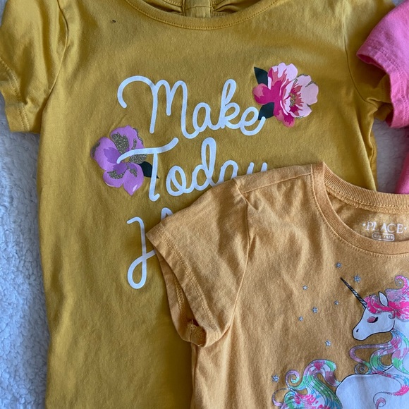 Tee tops for girls 5-6 size - Picture 3 of 8